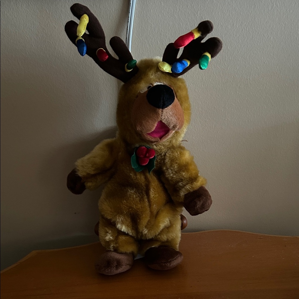 Festive Scooby Doo Reindeer Plush